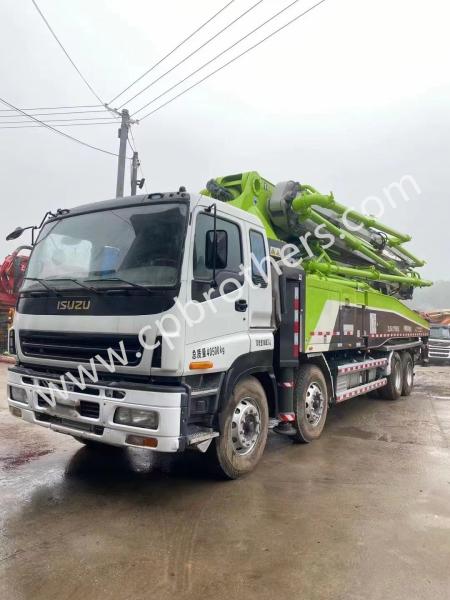 2013 Zoomlion 52m Concrete Boom Pump Truck Mounted Pump ZLJ5417THBSE 40500kgs