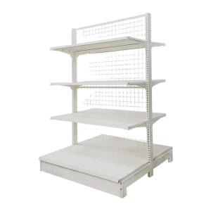 China Euro style supermarket gondola shelves grid shelf factory