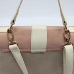Moderate Hardness Personalized Tote Bags Pink Tote Handbags With Zipper