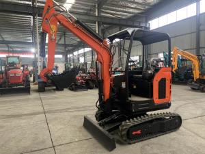 China Widely Turning Mini Excavator Machine 1280kg Operating Weight Unit Swing Speed 8rpm factory