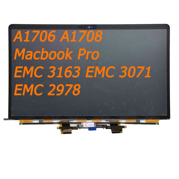 A1706 A1708 Macbook Pro Lcd Replacement EMC 3163 EMC 3071 EMC 2978