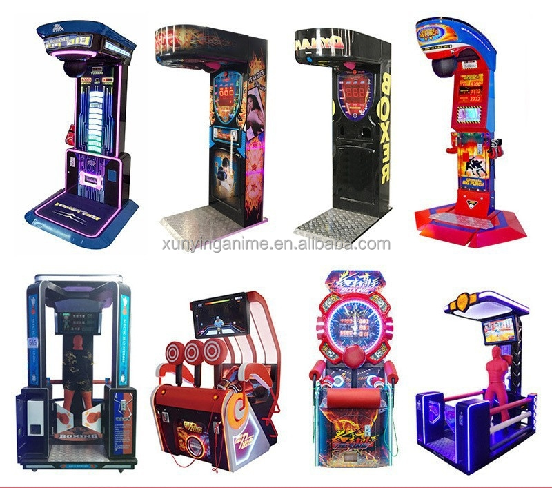 Street Basketball Ball Boxing Punch Machine For Fun Fitness 180W