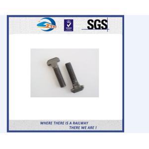 China T head half thread full threaded railway bolt rail fastener and nut on sale