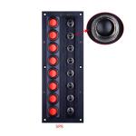 Black 12v Rocker Switch Panel , IP68 3 Way Rocker Switch Marine