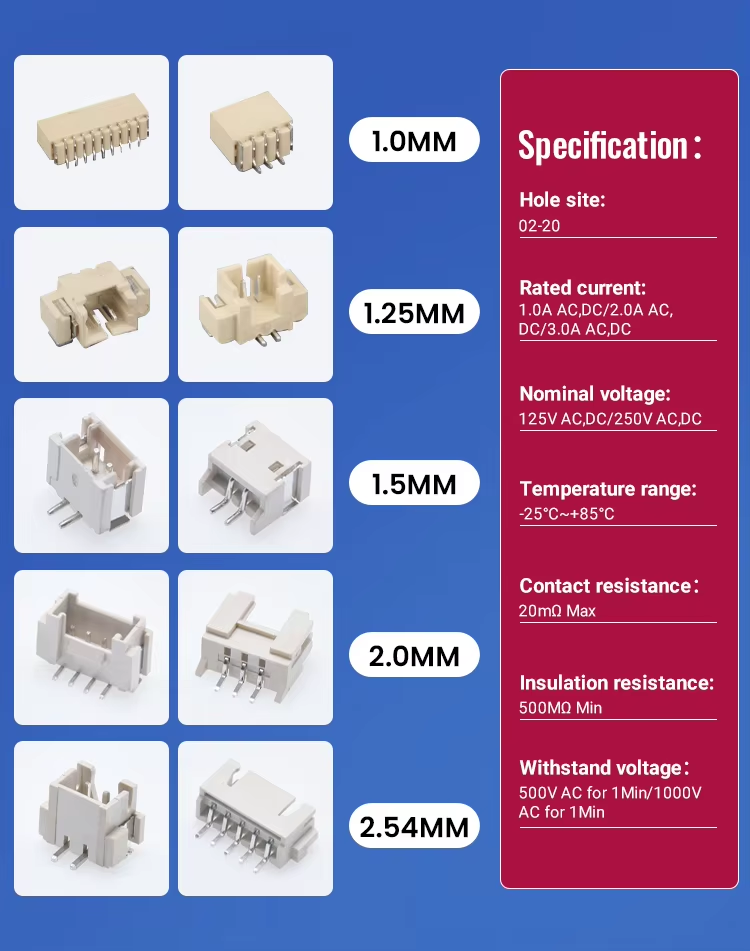 MX 1.5mm Pitch Vertical SMT Header