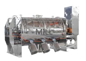 China Horizontal Plough Blender , Chemical Powder Plough Shear Mixer Easy Operation factory