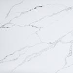 Water Absorption 0.1% Marble Texture Quartz Bathroom Countertops