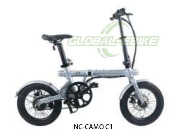 Sliver 16 Inch 6061 Allou 20*1.95 Kenda Tire 36V 250W Motor Power Urban Folding
