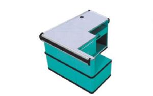 China Custom Express Checkout Counter Aluminum Alloy Strip Fast Cashier Counter factory