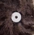 Ostrich Feathers Circular Brush for Car Dust Collecting