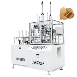 Full Automatic Square Kraft Paper Lunch Box Making Machine
