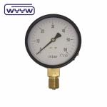 Black Steel Lpg Capsule Pressure Gauge 0-5psi 2.5" 63mm bottom Connection