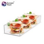 Factory Wholesale Plastic transparent food storage container for dessert shop