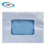 Blue Surgical Lithotomy Drape Sheets 40 X 48 Customized For Medical