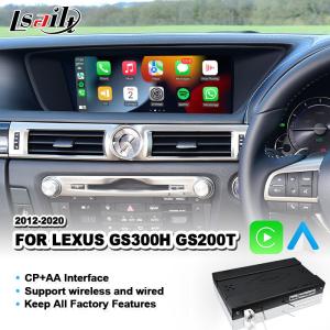 China Wireless Android Auto Carplay Interface for Lexus GS300h GS200t GS350 GS450h GSF GS L10 2016-2020 factory