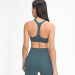 High Quality Wholesale Racer Back V Neck Sports Bra Custom Logo Gym Bras Sports
