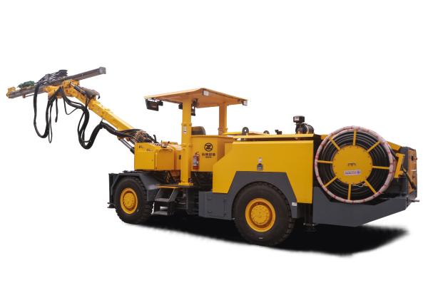 0-12m Drill Hole Depth Jumbo Drilling Machine 12 km/h Walking Speed 14500kg
