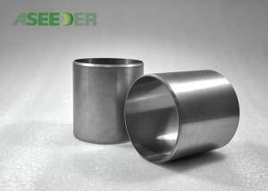 China Silver Tungsten Carbide Sleeve Insert / Radial Bearing Sleeve Sandblasting Surface factory