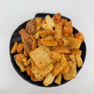 China Puffed Rice Crackers In Salty Flavor Light Crunchy And Family-Friendly Snack factory