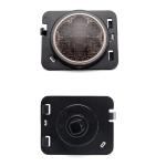 IP 68 Jeep Wrangler Headlights , 2x Smoked LED Front Fender Flare Turn Signal
