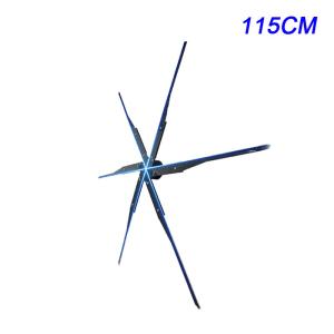 China Airport 3D Hologram Advertising Display 115cm Rotating Holographic Display factory