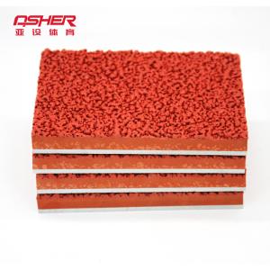 Mixed-Structure Plastic Running Track with PU and EPDM Particles High Performanc