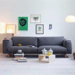 Apartment Royal Furniture Leather Sofa High Density Sponge Custom Sectional Sofa