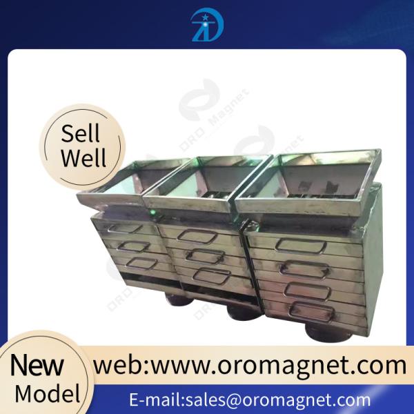 Multi-stage Casing Capture Permanent Magnetic Separator Drawer Machine low intensity magnetic separator