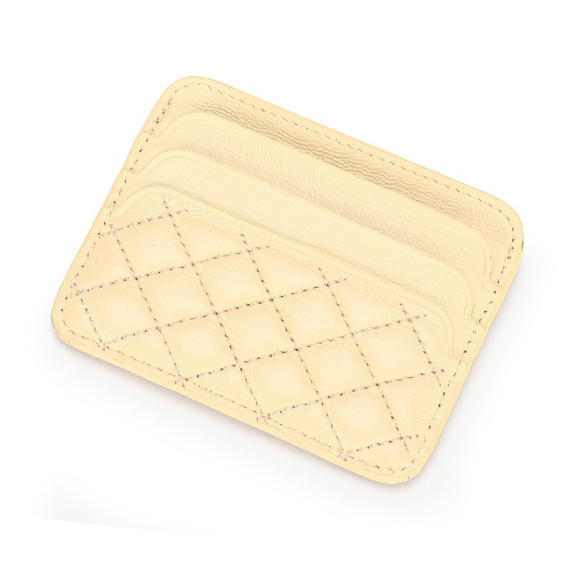 Sheepskin Women's Card Holder with Compact and Ultra-Thin Design Package Weight 0.07kg