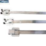 Natrual Color Reusable Stainless Steel Cable Ties Industrial Tie Wraps OEM / ODM