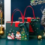 PMS Christmas Cardboard Gift Boxes ISO Coated Paper Corrugated Christmas Box