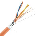 Copper Conductor 1.5mm 2 Core Shielded Red Fire Alarm Cable TC CU CCA BS 6387