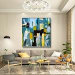 Living Room Decorative Abstract Art Canvas Paintings Unframed Wall Art Oil