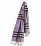 Purple Winter Knit Infinity Scarf For Ladies , Classic Cashmere Knit Fashion