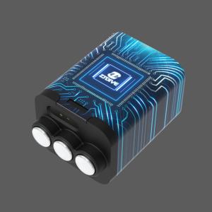 Smart scuba heads up display With Water Temperature Depth Direction Indicator