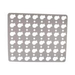 Hollow Corrugated Polypropylene Sheet Gray Clear Plastic Cardboard Customized