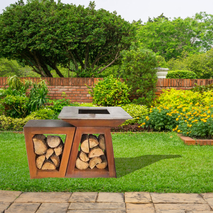 garden rust bbq grill