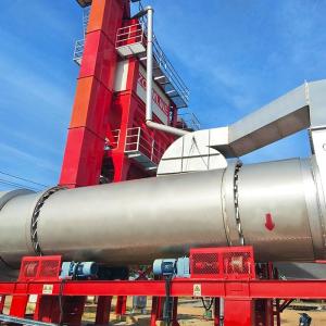 China asphalt Aggregate Dehydration 80t/H Drum Drying System factory