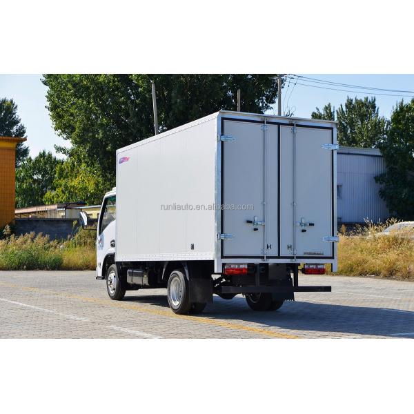 China Factory Supply DFAC DongFeng 4X2 Petrol Small Mini Light Duty Box Cargo Truck Van Type Container Cargo Truck