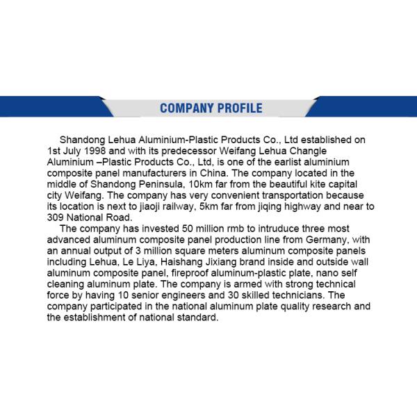 Static Protective Film Outdoor Low Gloss Two Side Colour Acpaluminum Composite Panels