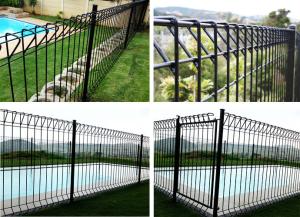 China Brc Galvanised Steel Mesh Fence Panels , Heavy Gauge Welded Wire Fence Panels factory