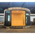 Foldable Container Luxury Glamping Pod Cabin Prefab Wooden Houses Flat Pack