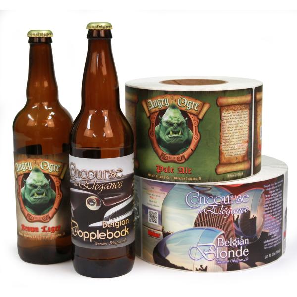 China CMYK Offset Printed Wine Sticker Labels Anti Counterfeit Rub Proof factory