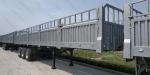 60 Tons 3/4 Axle Truck Trailer Fence Cargo Trailer With And Jost E100 Landing