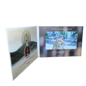 China LCD Video Brochure And Video Card For Advertising，wedding ,birthday factory
