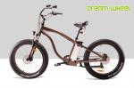 350 Watt Beach Cruiser Battery Powered Bike 36V 10Ah Pedals Assisted