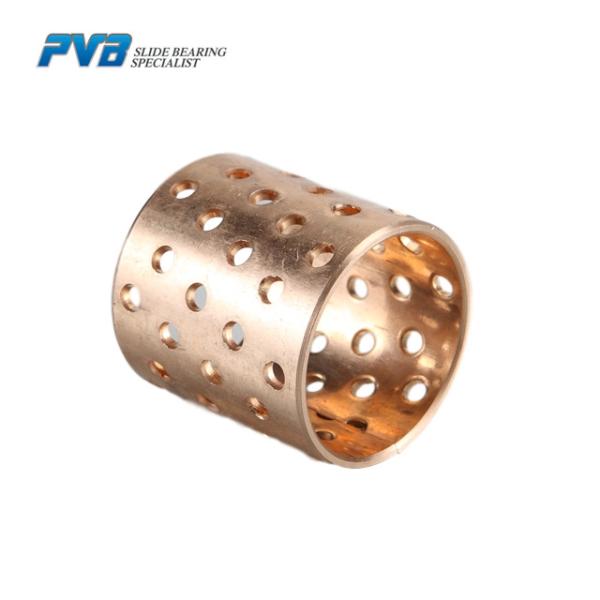 Wrapped Bronze Sliding Bearing with Lubrication Holes WB802 Bronze Bushing