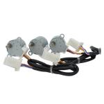 High Torque Geared Stepper Motor 12v Dc 1/16 Ratio For Refrigerator