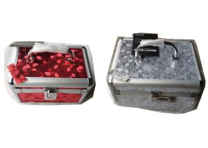 China 3 Pieces Set Of Beautify Cosmetics Case Aluminum Framed OEM ODM Available factory