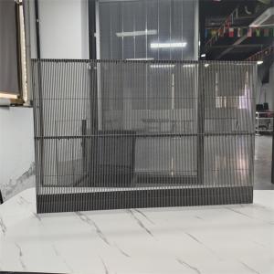 China Led Grille LED Display Screen Curtain Window Transparent Led Screen on sale